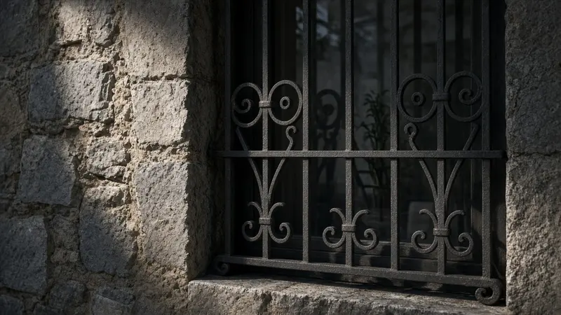 Placeholder IA provisional — sustituir con foto real de rejas en ventana o puerta