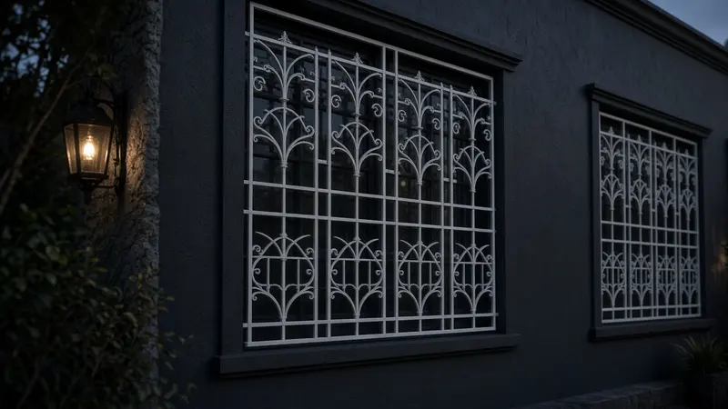 Placeholder IA provisional — sustituir con foto real de puertas y ventanas de retícula